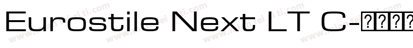 Eurostile Next LT C字体转换